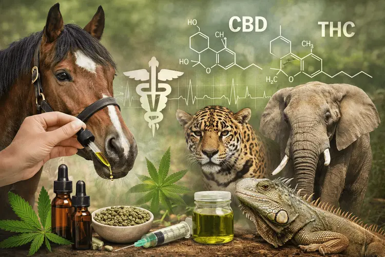 El cannabis medicinal avanza en el cuidado de animales de gran porte y exóticos
