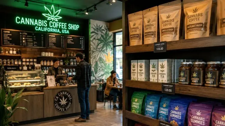 Cafés e lounges de cannabis crescem na Califórnia, enquanto outras regiões ainda enfrentam barreiras