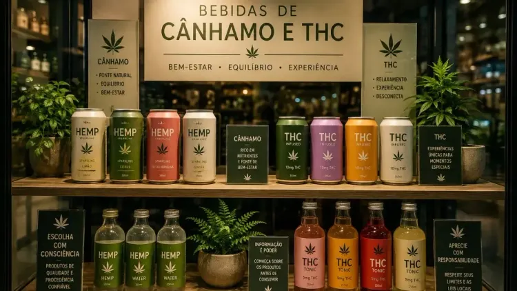 Bebidas com cânhamo seguem legais e festejadas no mercado