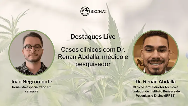 “Studies show that THC is effective against glaucoma, however it is important to be attentive to the dosages that each patient needs,” says Dr. Renan Abdalla in Live