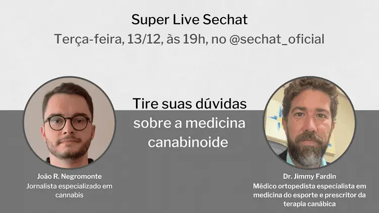 Live desta terça recebe Dr. Jimmy Fardin