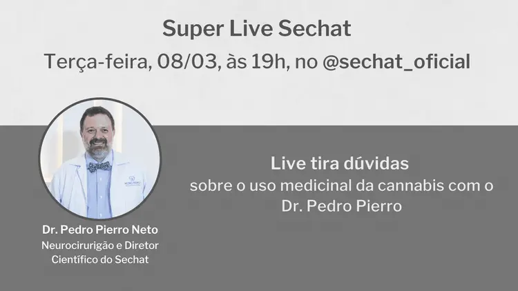 Live tira dúvidas sobre o uso medicinal da cannabis com Dr. Pedro Pierro