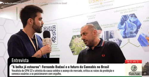 Imagem da noticia: "La burbuja ya ha estallado": Fernando Badauí, vocalista de la banda CPM 22, analiza el futuro del Cannabis en Brasil